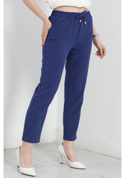 Dabıl Bağcıklı Pantolon Indigo