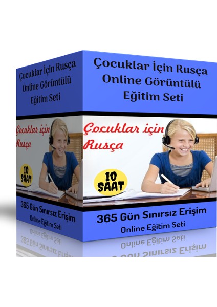 Enine Boyuna Eğitim Çocuklar İçin Rusça Online Görüntülü Eğitim Seti fiyatları