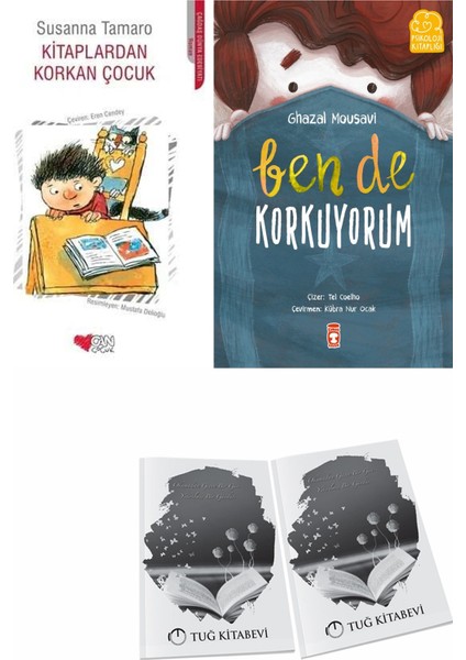 Kitaplardan Korkan Çocuk ve Ben De Korkuyorum + Hediyeli