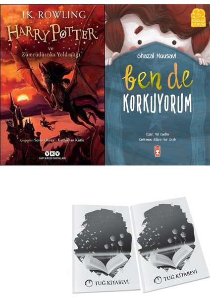 Harry Potter ve Zümrüdüanka Yoldaşlığı ve Ben De Korkuyorum + Hediyeli