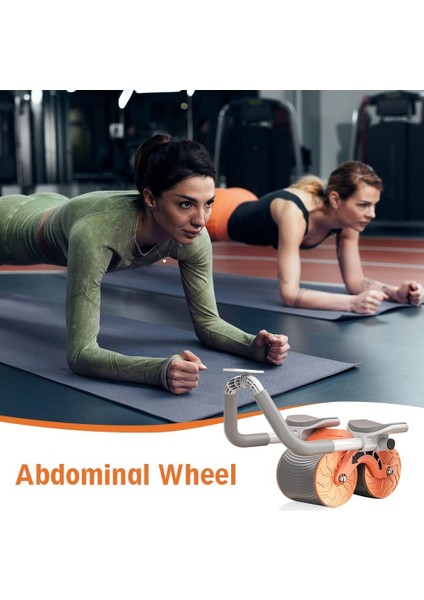 Ab Roller Karın Kası Egzersiz Tekerleği Akıllı Fren Özellikli Evde Spor Mekik Şekillendirici fırsatları