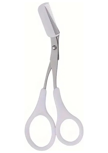 Taraklı Kaş Düzeltme ve Şekillendirme Makası Ergonomik Yüz Tüyü Alma ve Bakım Aracı