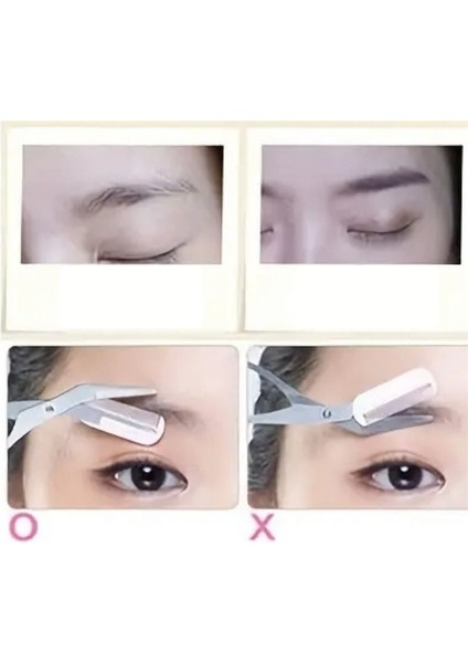 Taraklı Kaş Düzeltme ve Şekillendirme Makası Ergonomik Yüz Tüyü Alma ve Bakım Aracı fırsatları
