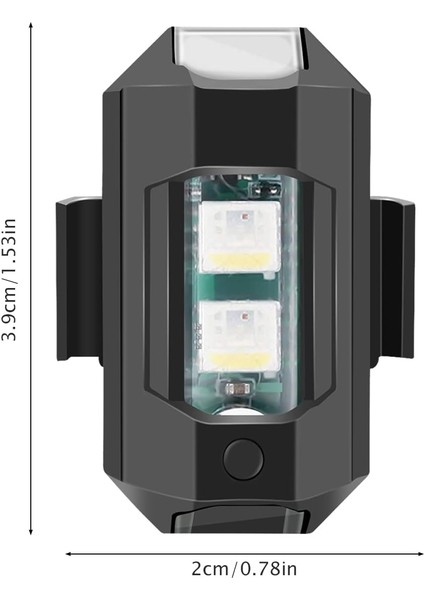 Bisiklet ve Motosiklet Uyarı Flaşör LED Ikaz Lambası 7 Renkli fiyatları
