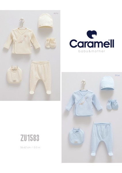 My Baby Kumsal % 100 Coton 5 Li Hastane Çıkışı Soft Colour (Yumuşak Renkler) 1583