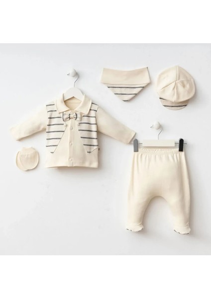 Erkek Bebek Hastane Çıkışı 5'li Set