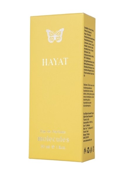 Hayat Eau De Parfume Molecules 30 ml E L Fl.oz.