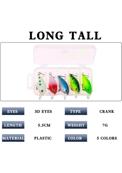 Rapala, Maket Balık,( 5'li ; Bir Adedi 7gram 5,5cm) fiyatları