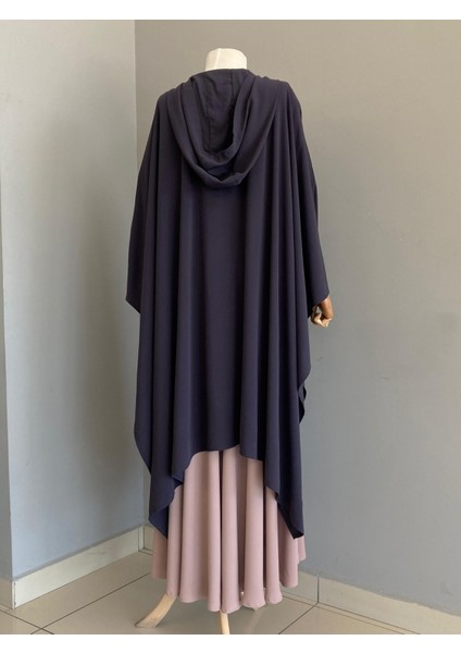 Medine Ipeği Kapüşonlu Yazlık Panço modelleri