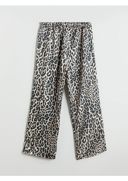 Yeni Sezon V Yaka Leopar Desenli Askili Kadin Pijama Takimi - S5I076Z8 indirimleri
