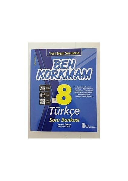 8 Sınıf Ben Korkmam Türkçe Soru Bankası Ata Yayınları