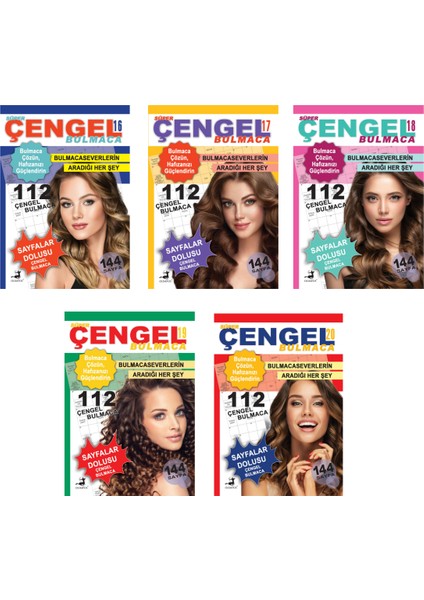 Süper Çengel Bulmaca 5 Kitap Set (16-17-18-19-20)