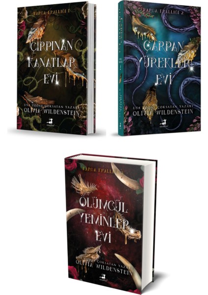 Karga Krallığı Serisi 3 Kitap (Çarpan Yürekler - Çırpınan Kanatlar - Ölümcül Yeminler Evi) (Ciltli)