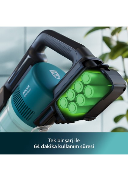 6000 Serisi Dikey Süpürge XC6553 Islak & Kuru Süpürme Zemin Tipini Algılayan Akıllı Başlık indirimleri