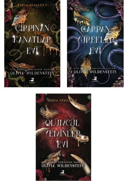 Karga Krallığı Serisi 3 Kitap (Çarpan Yürekler Evi - Çırpınan Kanatlar Evi - Ölümcül Yeminler Evi)
