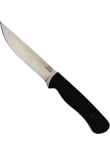 Siyah Saplı Paslanmaz Çelik 22CM Avcı Bıçağı