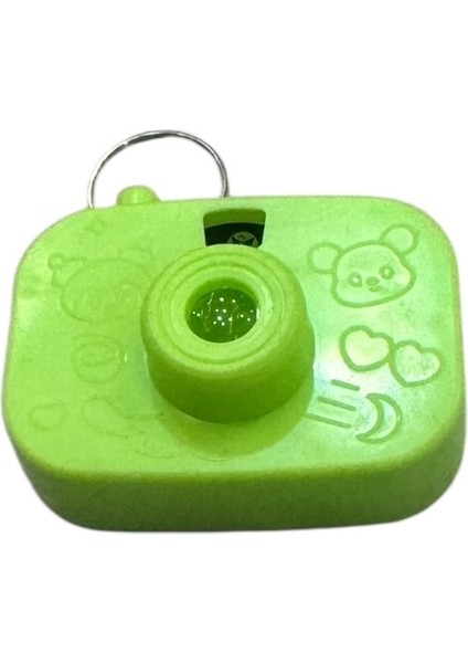 Sanrio Kwaii Oyuncak Projeksiyonlu Fotoğraf Makinesi Projektör Anahtarlık Kuromi 1 Adet