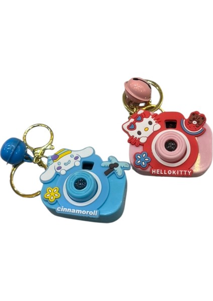 Sanrio Kwaii Oyuncak Projeksiyonlu Fotoğraf Makinesi Projektör Anahtarlık Kuromi 2 Adet fiyatları