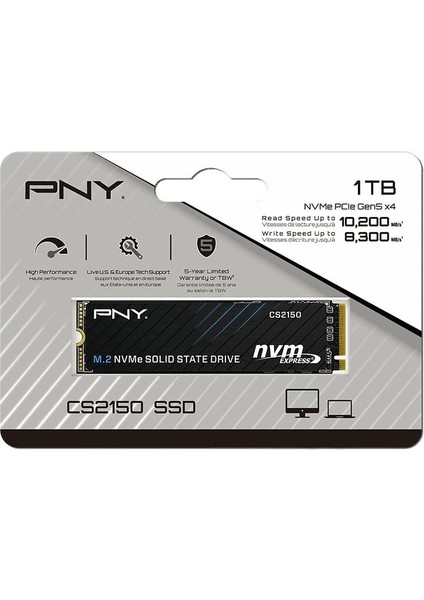 CS2150 1tb 10200/8300 Mb/s M.2 Nvme SSD (M280CS2150-1TB-TB) fiyatları