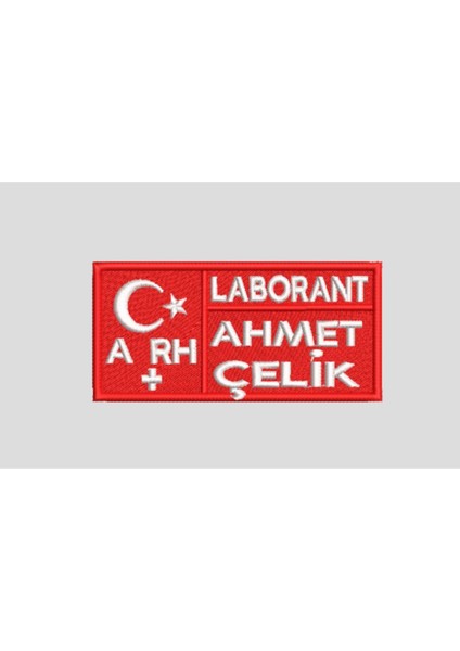 Yaka Isimlik | Laborantlara Özel Nakış Işlemeli Üniforma Etiketi – Arthur Kalitesiyle