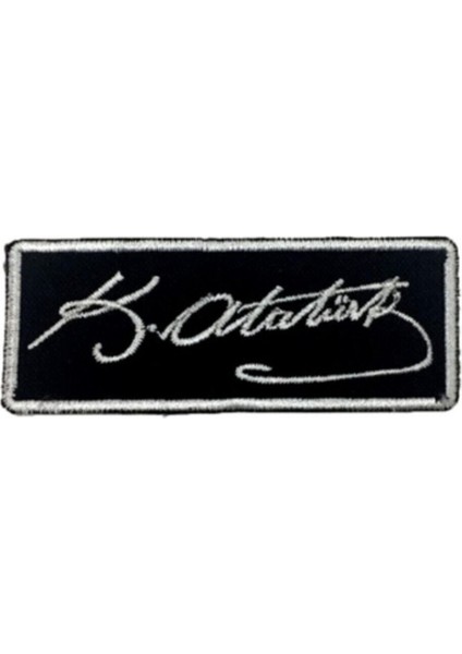 Mustafa Kemal Atatürk Imzalı Patches Arma Yama Peç