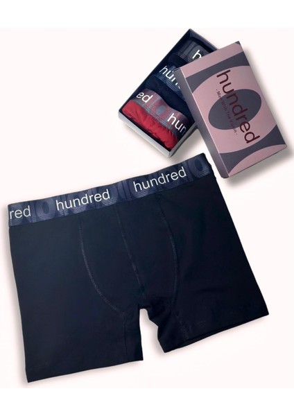 Erkek 3'lü Kutulu Premium Pamuklu Boxer (Siyah-Lacivert-Gri) fırsatları