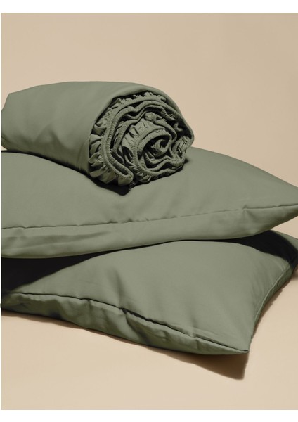 Premium %100 Pamuk Akfil Lastikli Çarşaf Takımı Tek/çift/battal (90/100/120/160/180) Flat Colors H-M