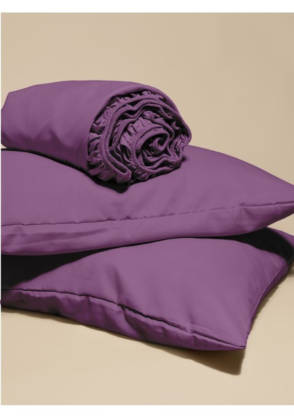 Premium %100 Pamuk Akfil Lastikli Çarşaf Takımı Tek/çift/battal (90/100/120/160/180) Flat Colors M-Z modelleri