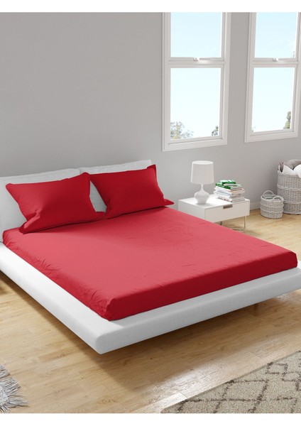 Premium %100 Pamuk Akfil Lastikli Çarşaf Takımı Tek/çift/battal (90/100/120/160/180) Flat Colors H-M