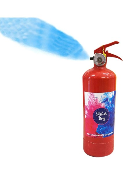 Cinsiyet Tüpü - Gender Reveal Partisi Tüpü Mavi Renk