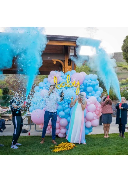Cinsiyet Tüpü - Gender Reveal Partisi Tüpü Mavi Renk modelleri