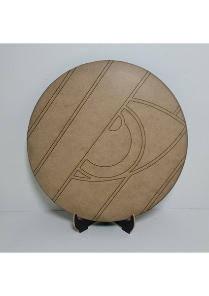 Mandala Boyama Seti - Ahşap Boyama-Model 214 - 23CM*23CM fırsatları