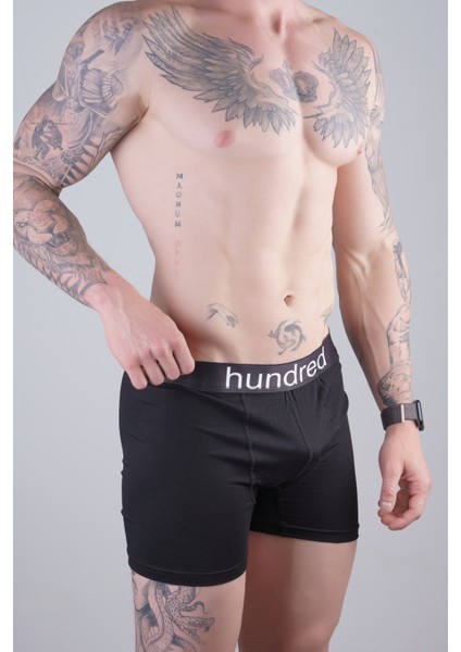 Erkek 3'lü Kutulu Premium Pamuklu Boxer (Siyah-Lacivert-Bordo) modelleri