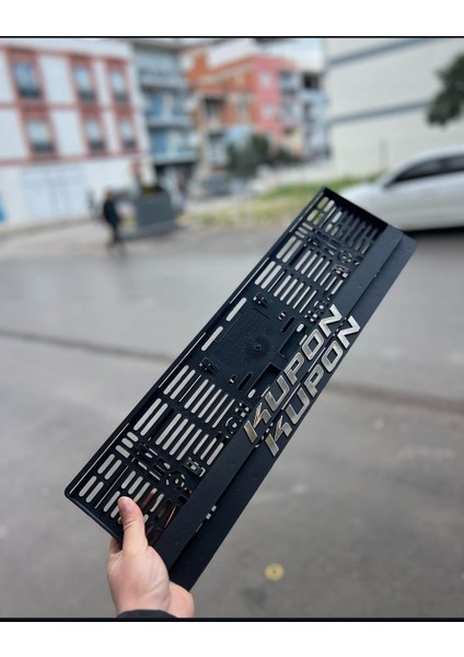 Universal Kupon Plakalık Araç Plakalık Kupon Yazılı Araba Oto Plakalık Dekor Plakalık-2 Adet