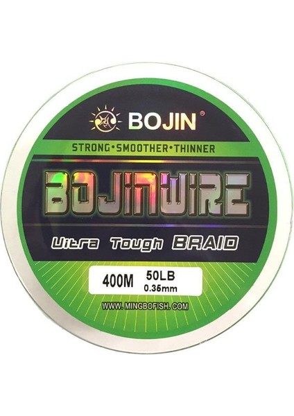 Bojin 4x Braid Yeşil Ip Misina 0.35MM 400MT fiyatları