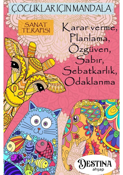 Mandala Boyama Seti Ahşap Boyama Model 213