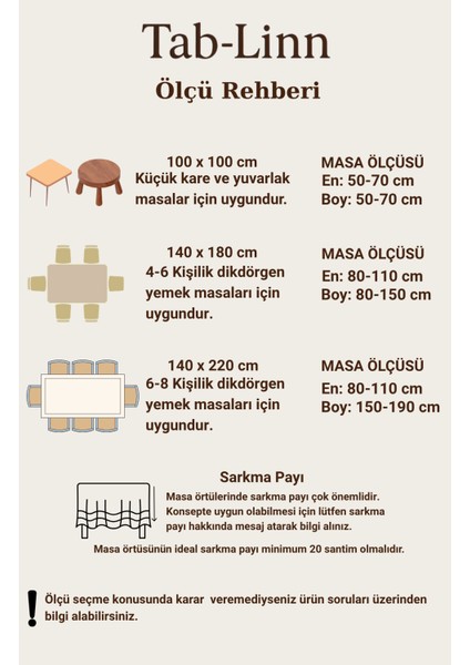 Tera Naturel Ham Keten Masa Örtüsü-Rustik, El Dikişli fiyatları