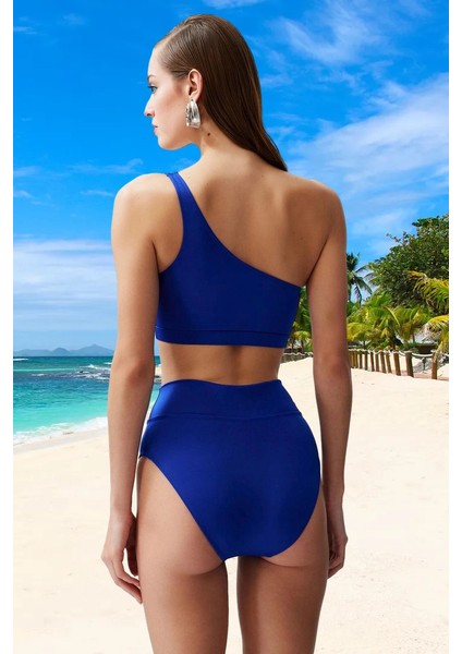 Tek Omuz Bikini Takımı Su Sporları Için Hızlı Kuruyan Ergonomik Kesim Özel Tasarım modelleri