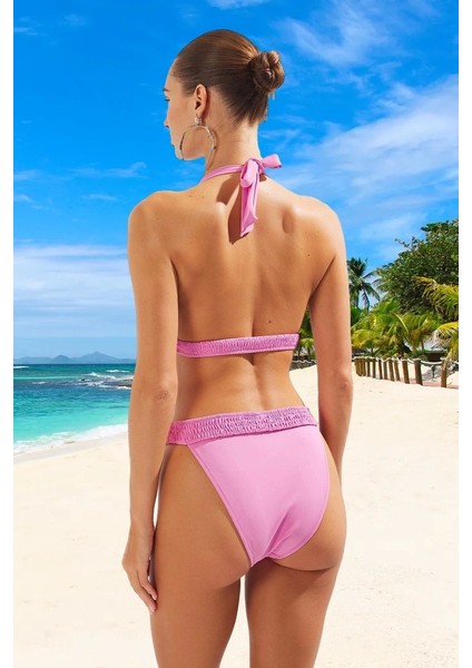 Üçgen Bikini Takımı Yüksek Konfor Şık Detaylı Plaj ve Havuz Için Hızlı Kuruyan