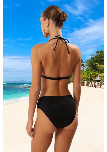 Drape Üçgen Bikini Takımı Özel Tasarım Premium Kalite Esnek Kumaş Ergonomik Kesim