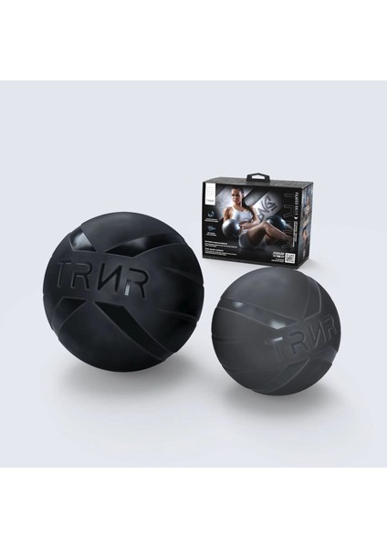 2'li Pilates Topu Seti 15 ve 20 cm – Latex Içermez, Kaymaz Yüzeyli, Taşınabilir