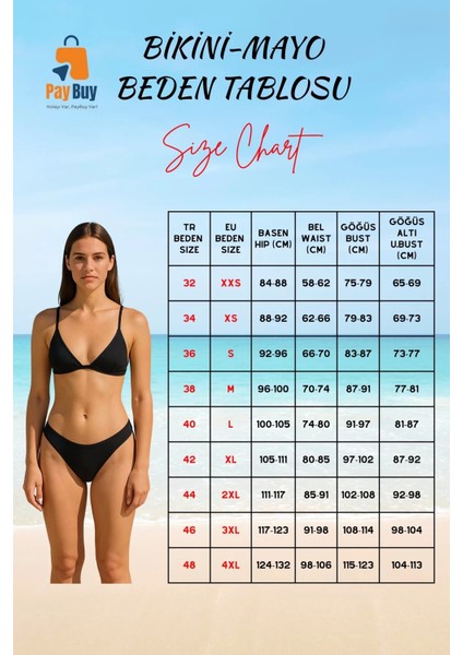 Desenli Parlak Bikini Takımı Şık Detaylı Yüksek Konfor Hızlı Kuruyan Ergonomik Kesim