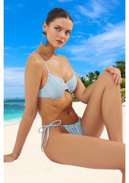 Bikini Takımı Su Sporları Için Ergonomik Kesim Klora Dayanıklı Yaz Koleksiyonu Esnek Kumaş