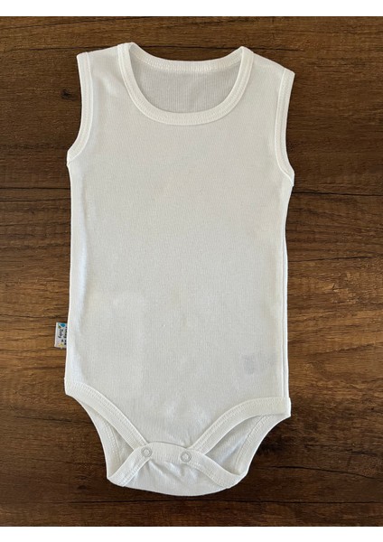 1 Adet Kolsuz Kız Erkek Bebek Body Zıbın Alttan Çıtçıtlı Bisiklet Yaka Yenidoğan