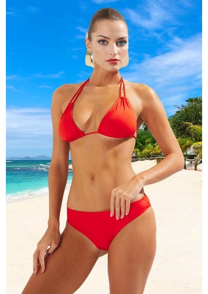 Üçgen Bikini Takımı Premium Kalite Su Sporları Için Yüksek Konfor Özel Tasarım