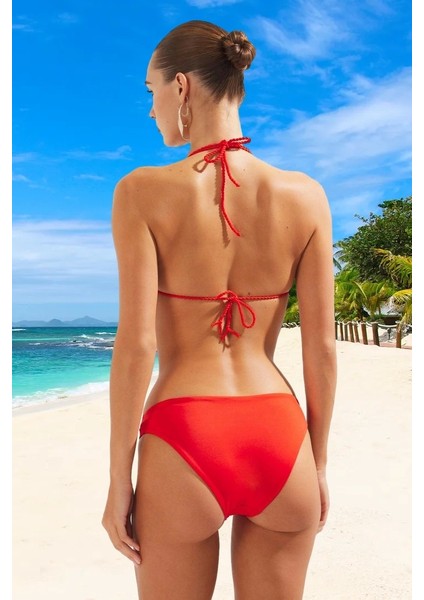 Üçgen Bikini Takımı Premium Kalite Su Sporları Için Yüksek Konfor Özel Tasarım modelleri