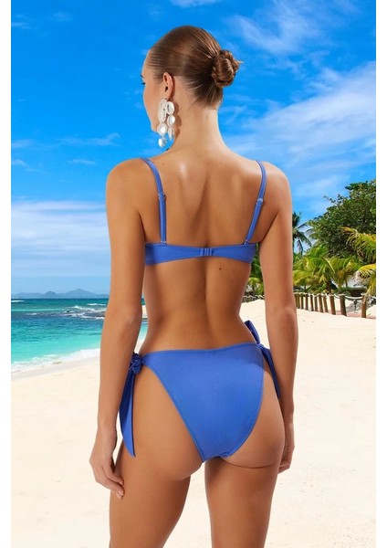 Straplez Bağlamalı Bikini Takımı Hızlı Kuruyan Su Sporları Için Esnek Kumaş Ergonomik Kesim modelleri