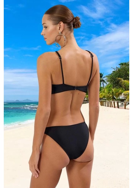 Çapraz Bağlamalı Bikini Takımı Klora Dayanıklı Yüksek Konfor Yaz Koleksiyonu Esnek Kumaş fiyatları