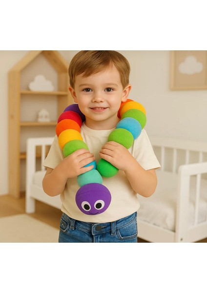 Tırtıl Peluş Çocukların Oyun ve Uyku Arkadaşı 50 cm fırsatları