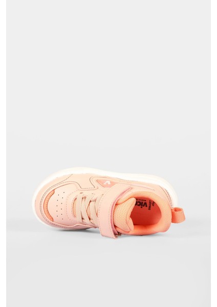 Disnew Işıklı Kız Okul Öncesi Pudra Sneaker